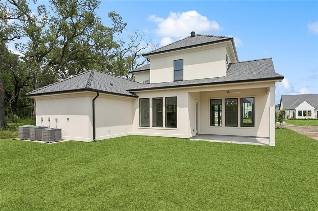 Rear patio at 138 Wood Duck Drive
